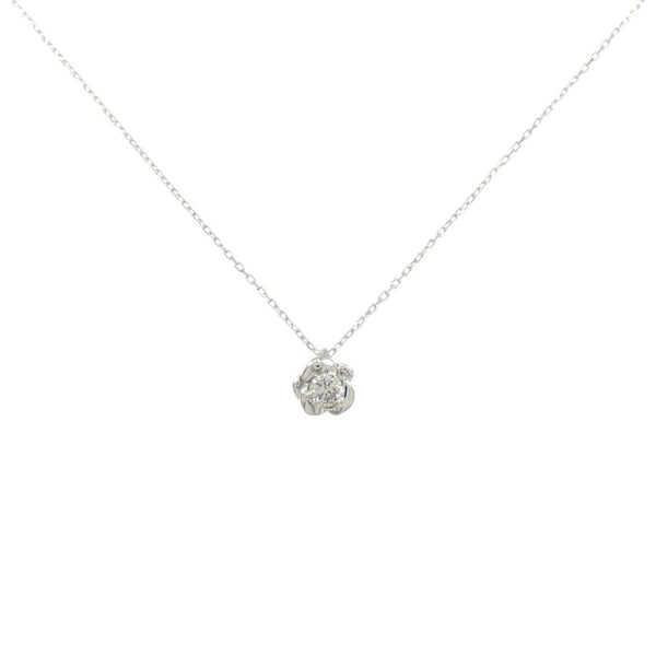 K10 White Gold Diamond Necklace