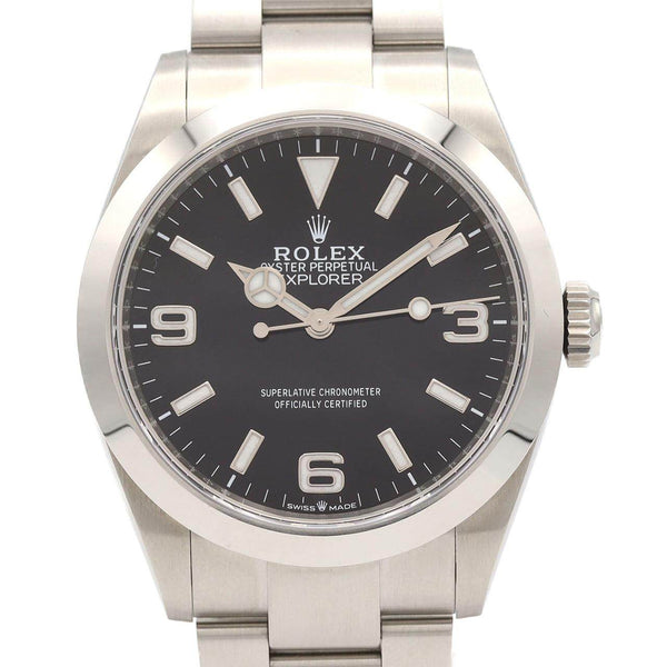 Rolex Explorer I Stainless Steel Automatic Watch