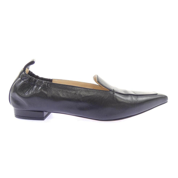 Nebuloni E. CAPRETTO NERO Leather Pumps