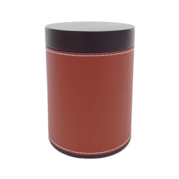 Hermes Pleyade Mahogany Wood Togo Tea Box