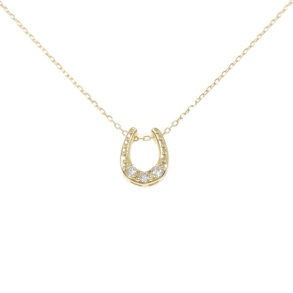 Au750 Horseshoe Diamond Necklace