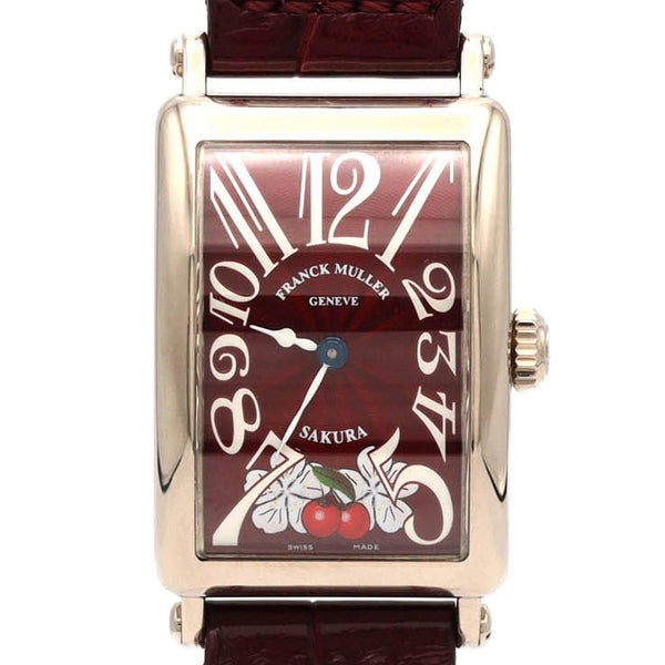 Franck Muller Long Island SAKURA White Gold Quartz