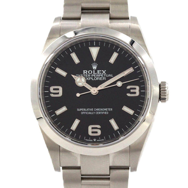 Rolex Explorer I Stainless Steel Automatic Watch