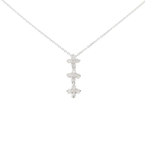Au750 White Gold Diamond Necklace