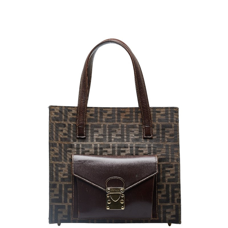 Zucca Canvas & Leather Handbag