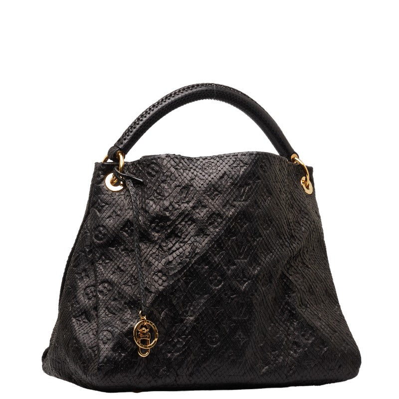 Louis Vuitton Monogram Embossed Artsy MM Leather Handbag N90885 in Good condition