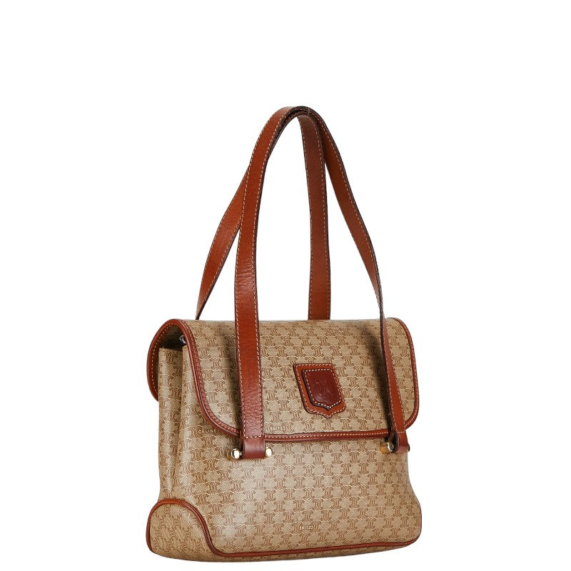 Celine Macadam Canvas & Leather Handbag Canvas Handbag in Good condition