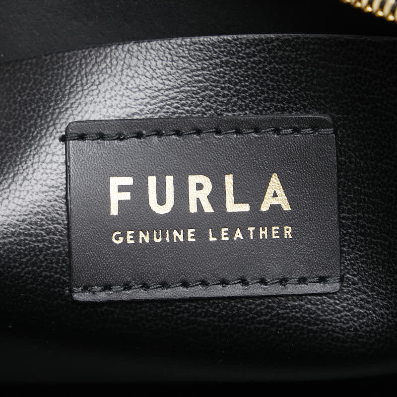 Furla Dris Nero Leather 2WAY Handbag