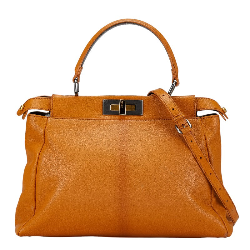 Fendi Peekaboo Iconic Leather Handbag 8BN226