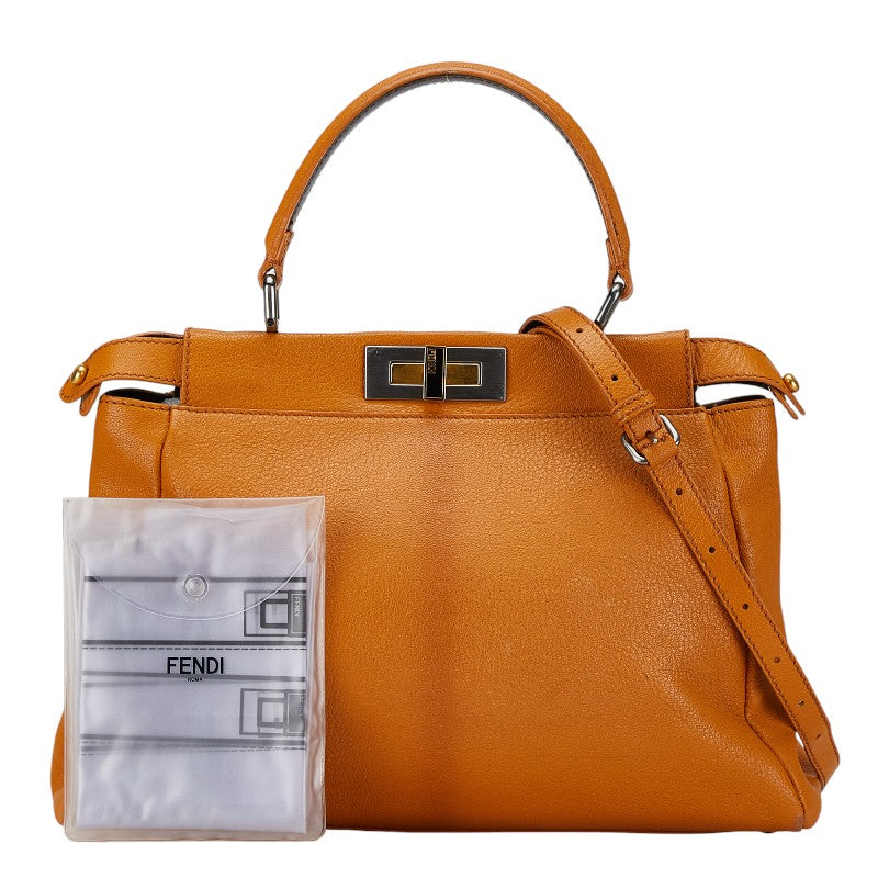 Fendi Peekaboo Iconic Leather Handbag 8BN226