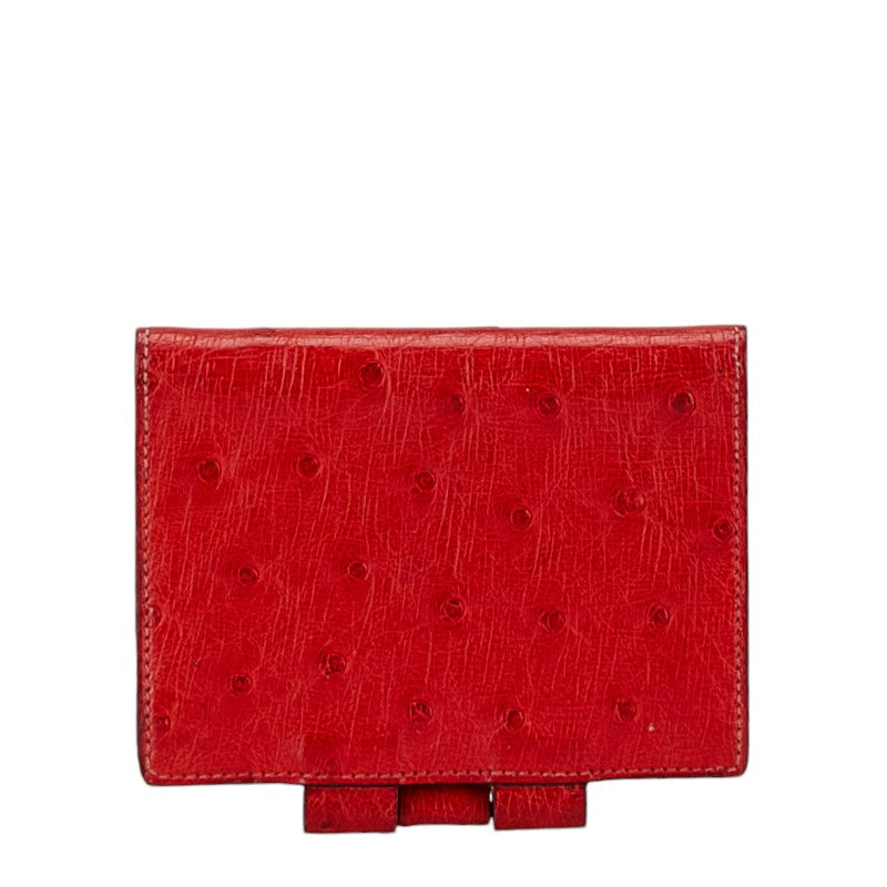 Hermes Ostrich Leather Agenda Mini Cover