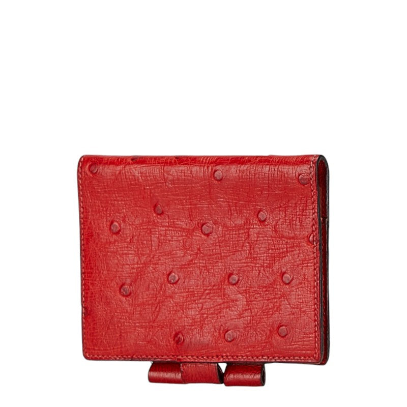 Hermes Ostrich Leather Agenda Mini Cover