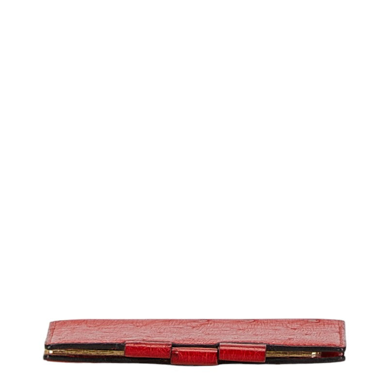 Hermes Ostrich Leather Agenda Mini Cover