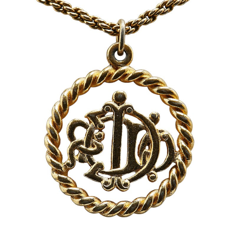 Dior Yellow Gold Round Necklace