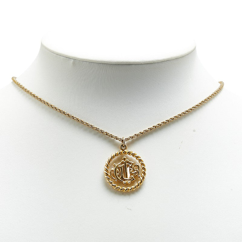 Dior Yellow Gold Round Necklace