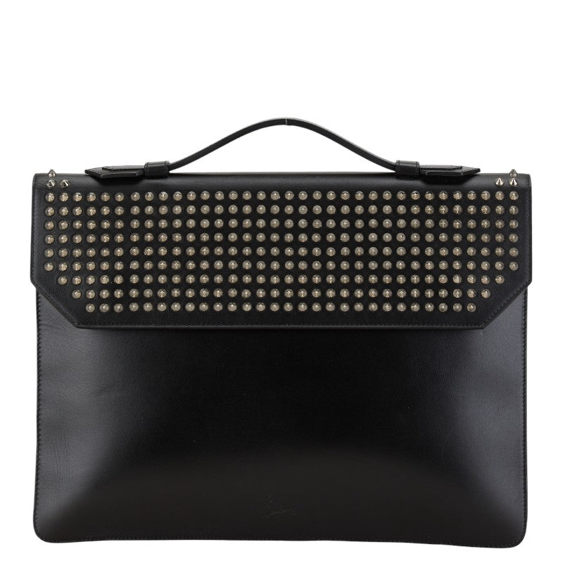 Christian Louboutin Leather Studded Briefcase