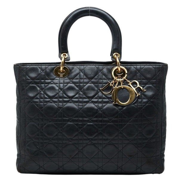 Dior Lady Dior Leather Handbag