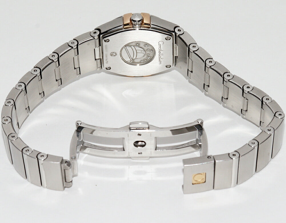 Omega Constellation 123.20.24.60.53.002 Ladies Quartz Stainless Steel Pink Gold