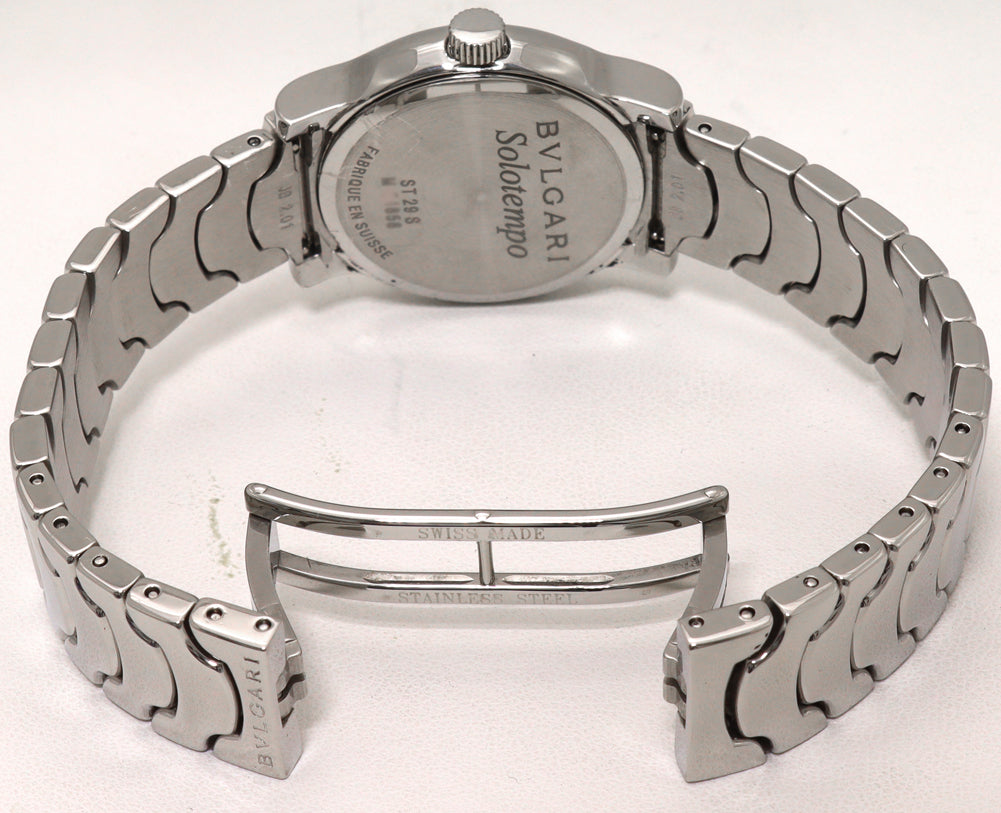 Bvlgari Solo Tempo ST29S Stainless Steel Quartz Ladies in Great Condition