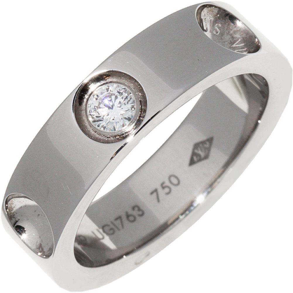 Louis Vuitton K18WG Diamond Ring Q9A03J