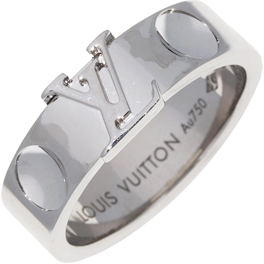 Louis Vuitton K18WG Ring Q9K97C in Great Condition