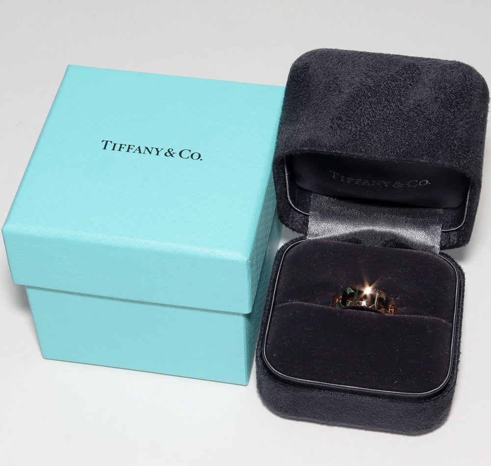 Tiffany & Co K18PG True Ring in Great Condition