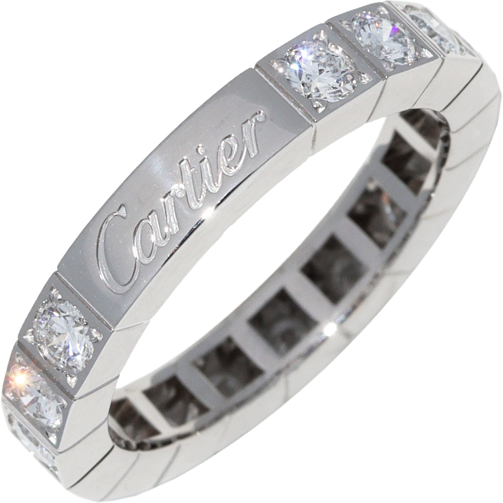 Cartier K18WG Diamond Full Ring B40452 in Great Condition