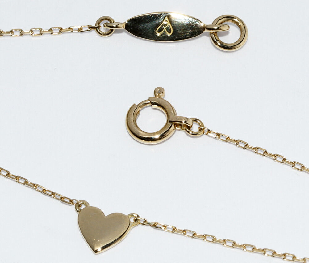 Aka K18YG Heart Bracelet