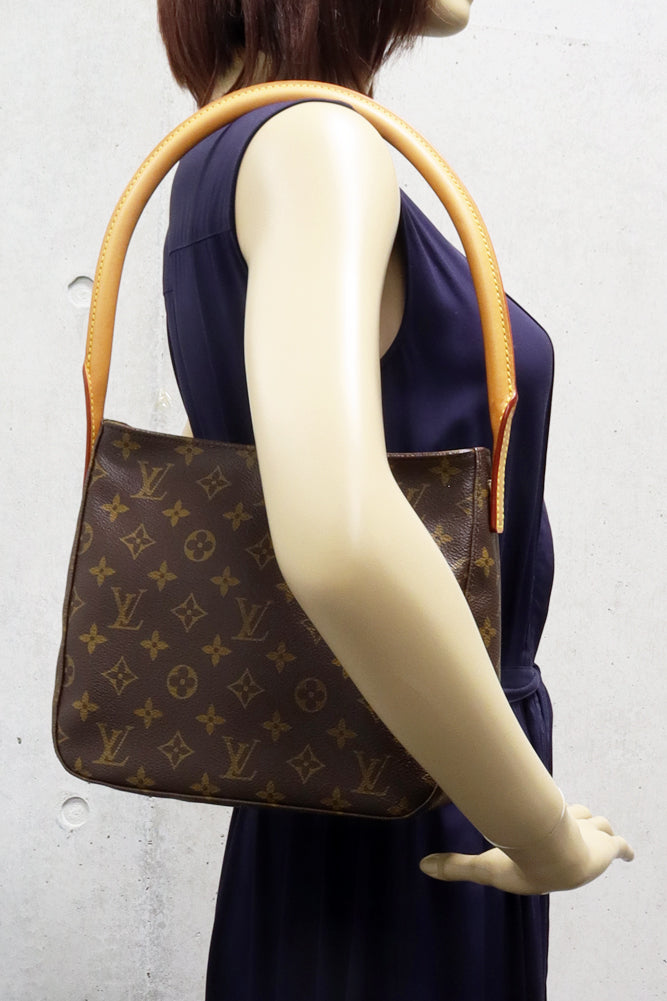 Louis Vuitton Monogram Looping MM Handbag Shoulder Bag M51146