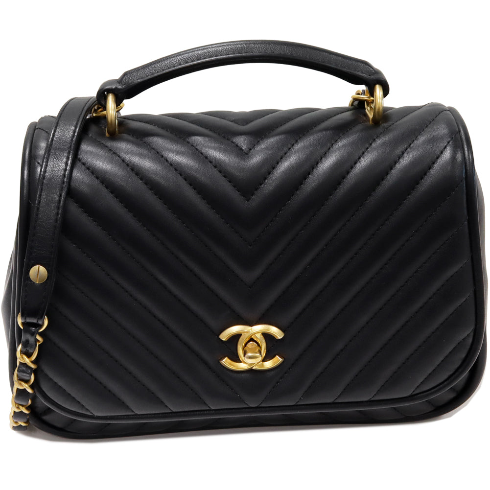 Chanel Lambskin 2WAY Shoulder Bag A98792