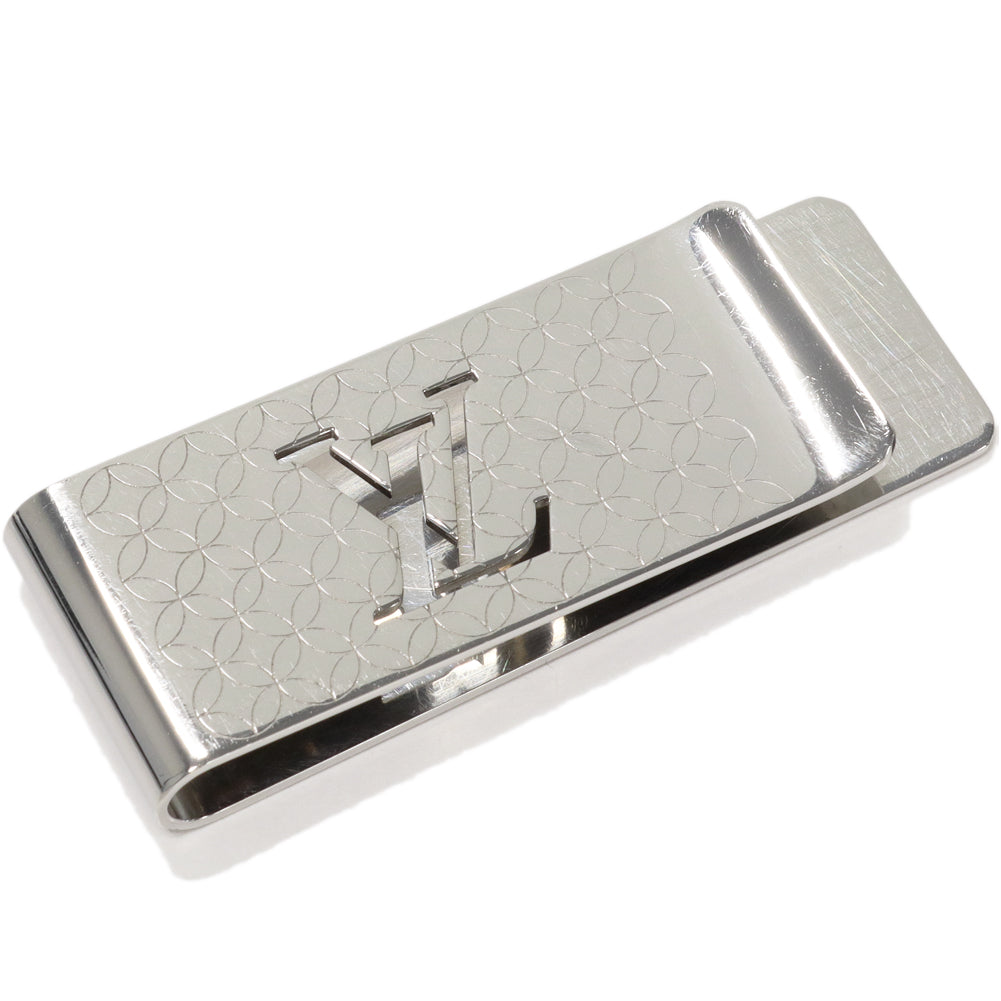 Louis Vuitton Stainless Steel Money Clip M65041 in Good Condition