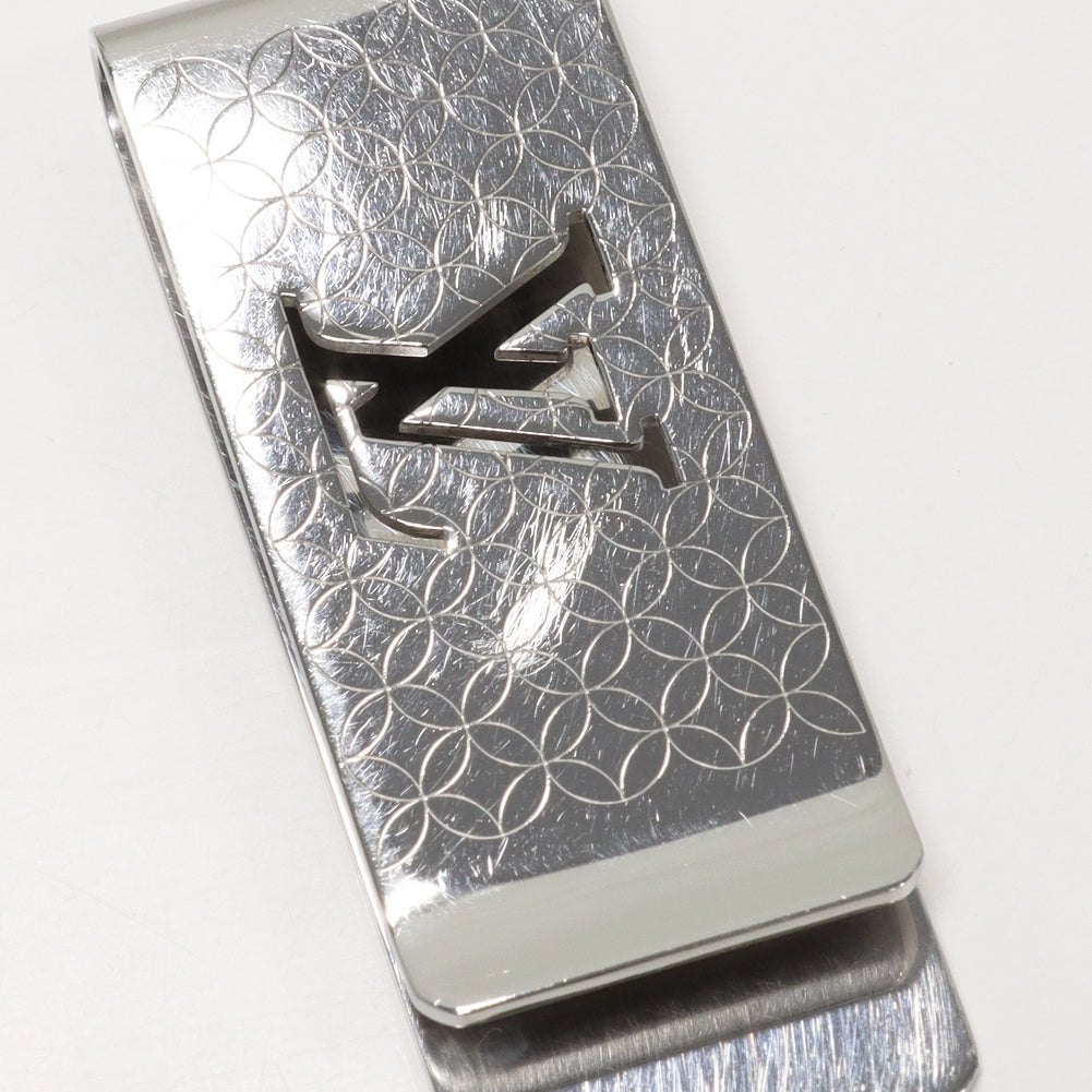 Louis Vuitton Stainless Steel Money Clip M65041 in Good Condition