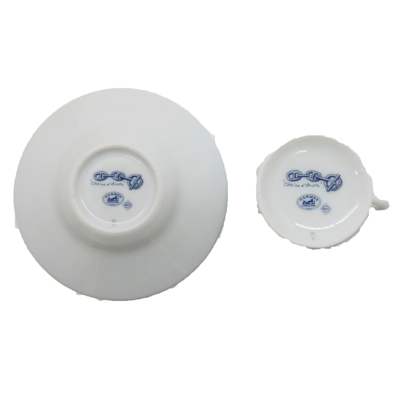 Hermes Ceramic Mug & Saucer Set Chaine d'Ancre