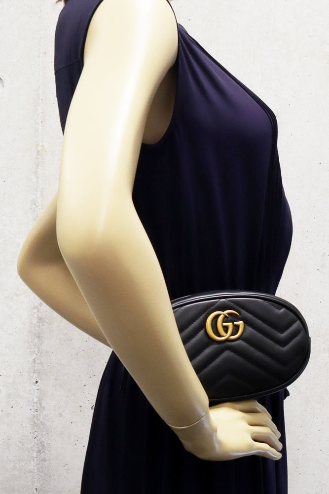 Gucci GG Marmont Leather Waist Bag 476434