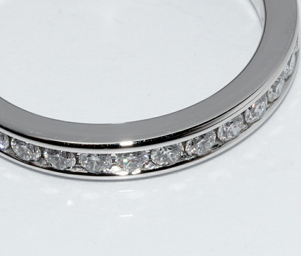 Tiffany Pt950 Diamond Ring 6.5