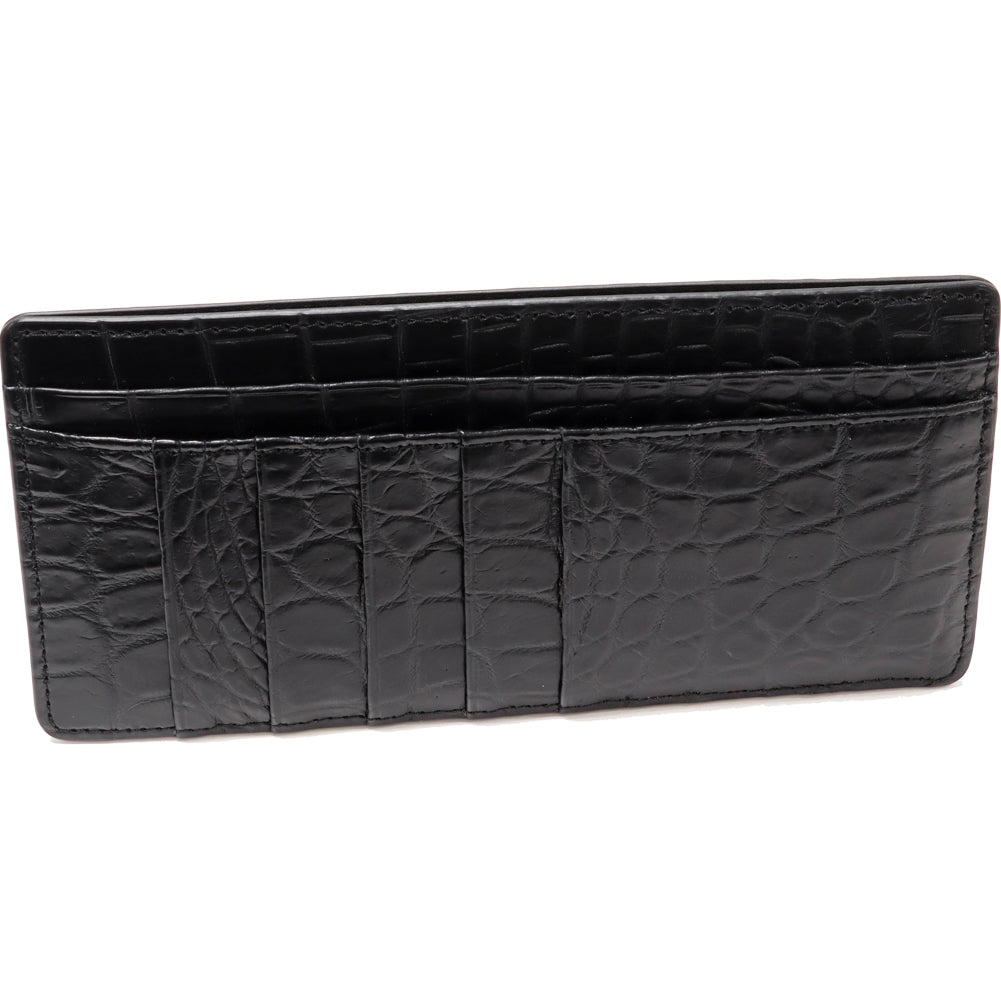 Crocodile Fragment Case Zipper Long Wallet with Coin Pocket