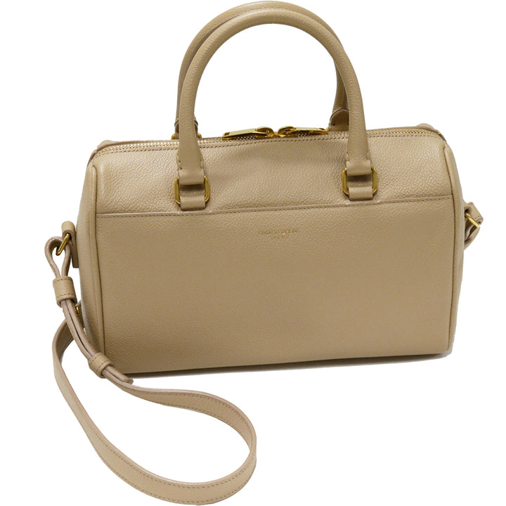 Yves Saint Laurent Baby Duffle Handbag Beige