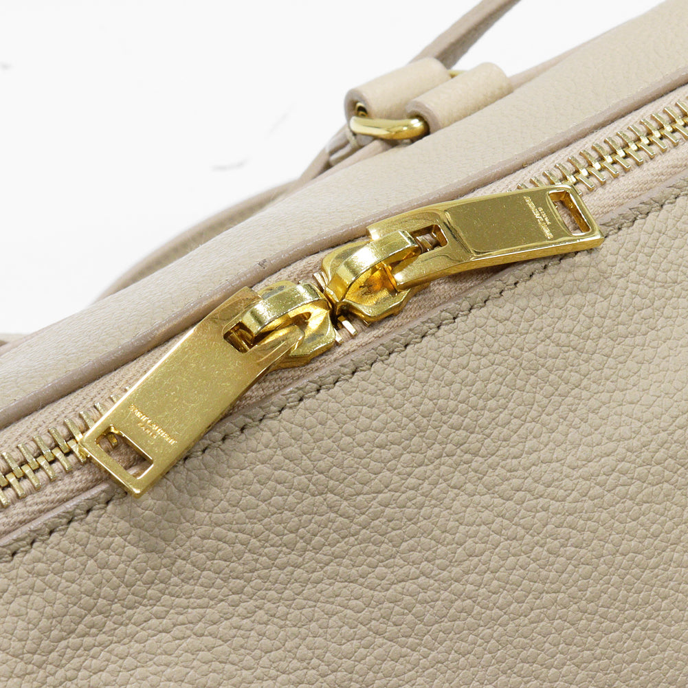 Yves Saint Laurent Baby Duffle Handbag Beige