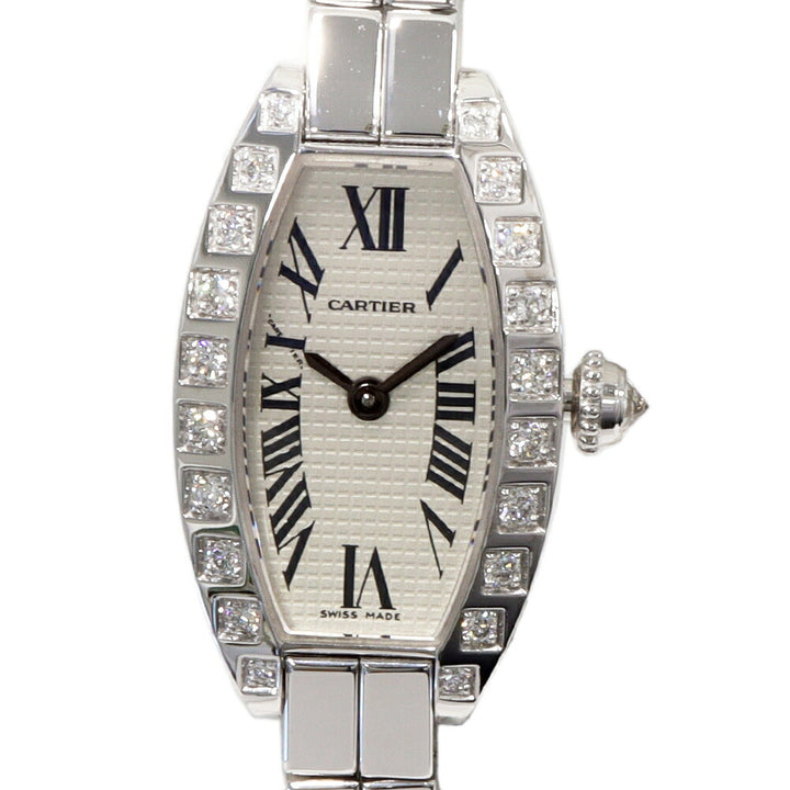 Cartier Mini Tonneau Diamond Quartz Watch