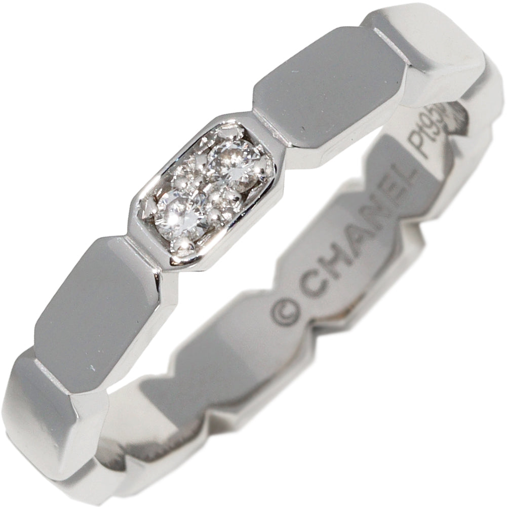 Chanel Pt950 Diamond Premier Promesse Marriage Ring J4004 in Great Condition