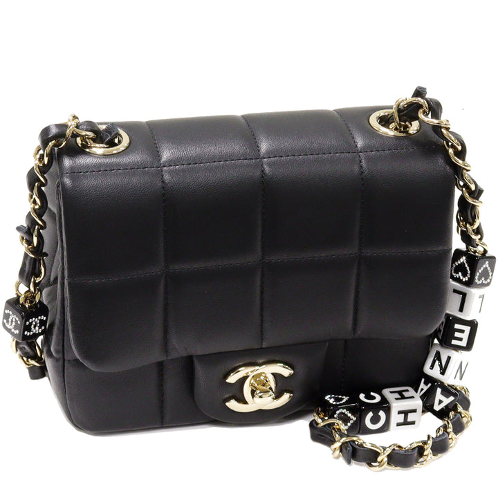 Chanel Lambskin Shoulder Bag Mini Flap