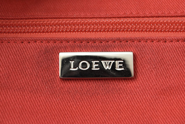 Loewe Amazona 36 Leather Handbag Dark Brown in Great Condition