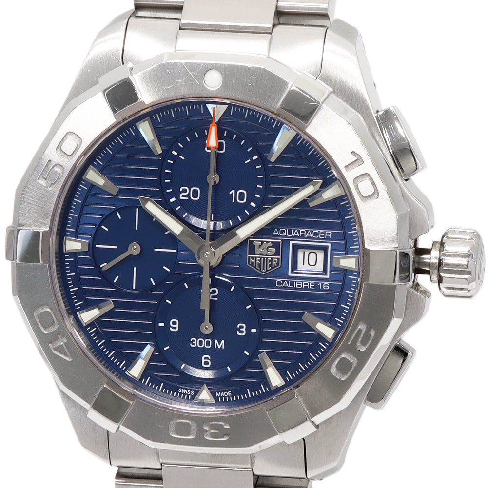 TAG Heuer Aquaracer Chrono Caliber 16 Automatic Watch CAY2112 in Great Condition