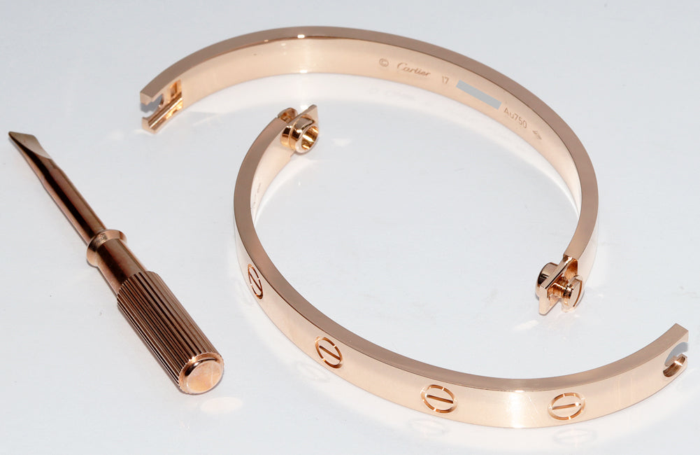 Cartier K18PG Love Bracelet B60356 in Great Condition