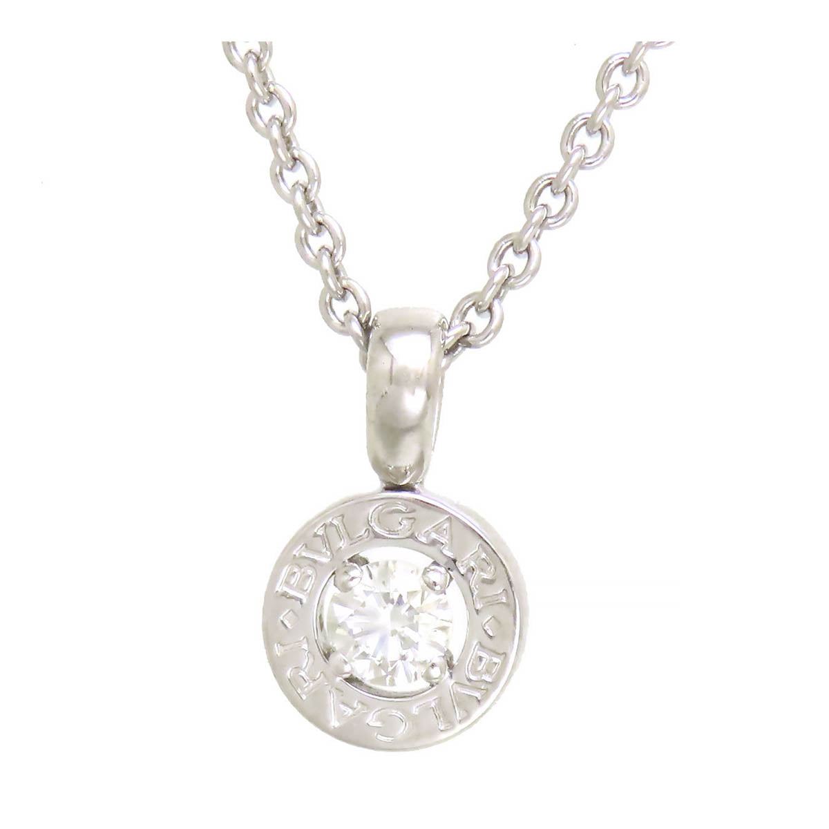 Bvlgari K18WG Diamond Necklace