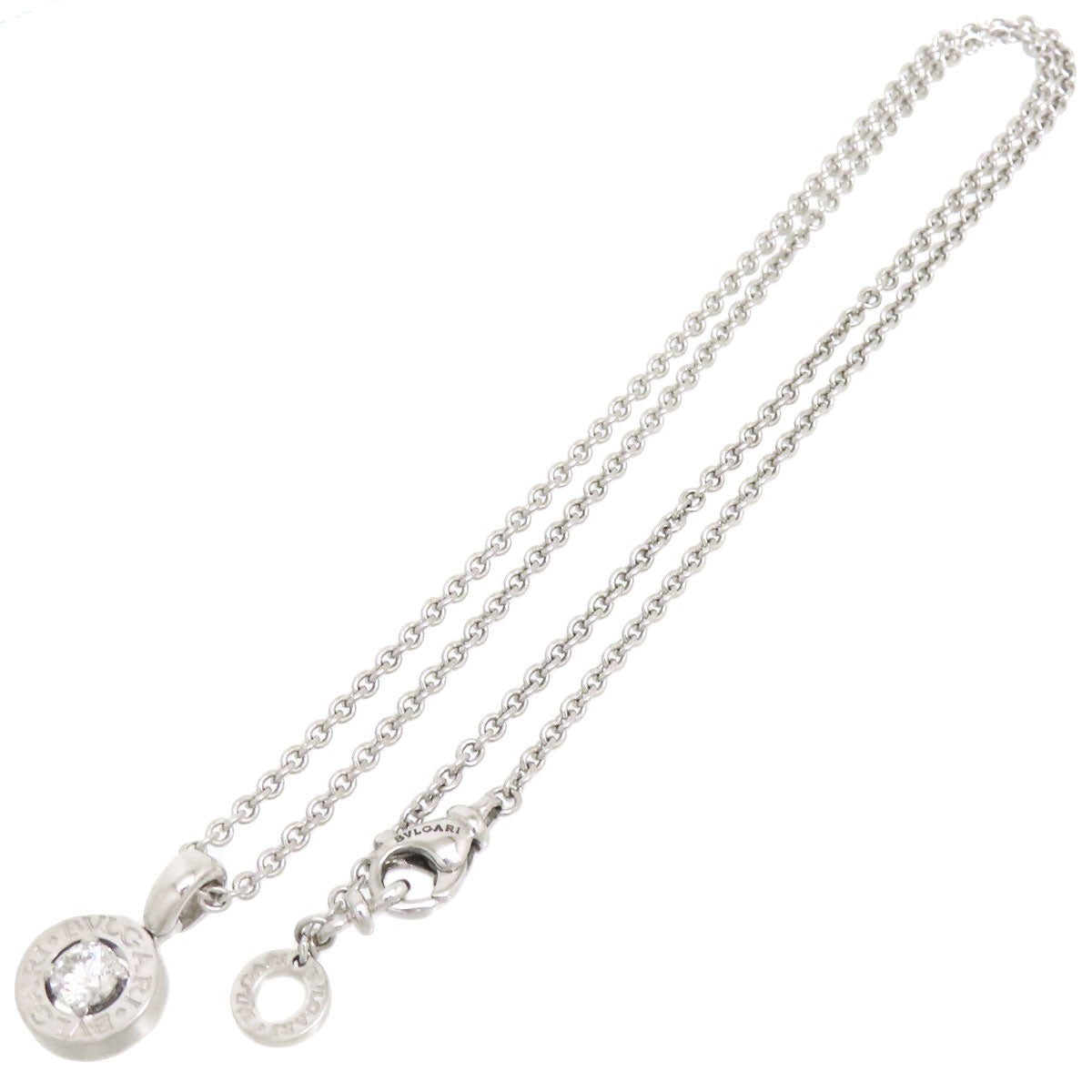 Bvlgari K18WG Diamond Necklace