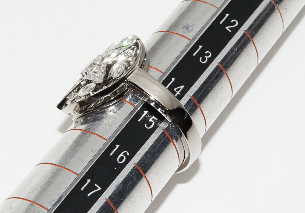 Chanel K18WG Diamond Comet Ring J4123