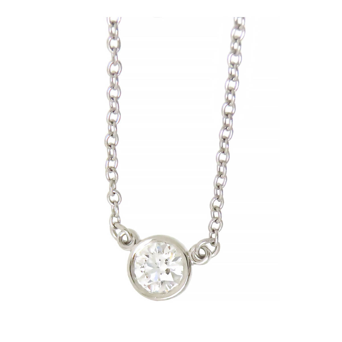 Tiffany & Co PT950 Diamond Necklace