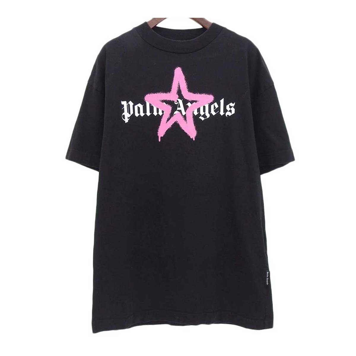 Palm Angels Logo Print T-Shirt Black