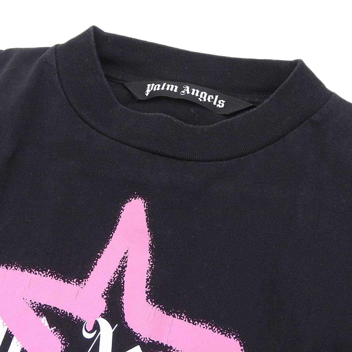 Palm Angels Logo Print T-Shirt Black